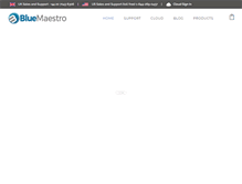 Tablet Screenshot of bluemaestro.com